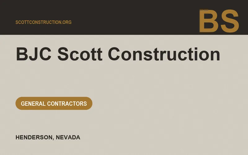 BJC Scott Construction in Henderson, Nevada