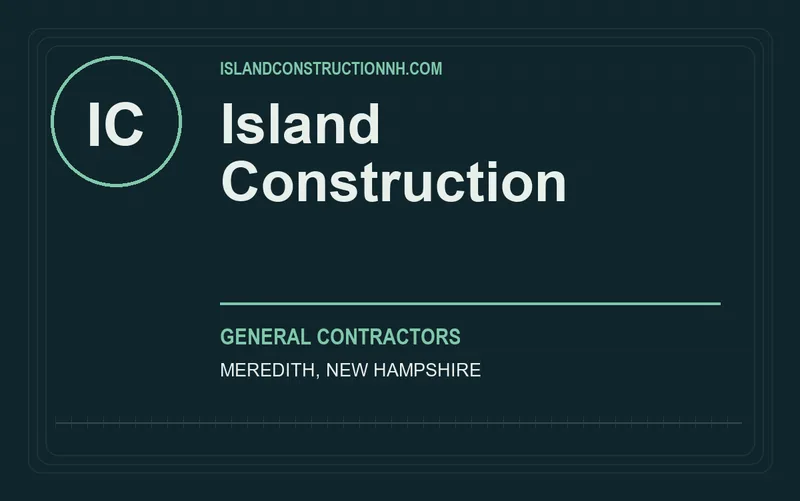 Island Construction in Meredith, New Hampshire