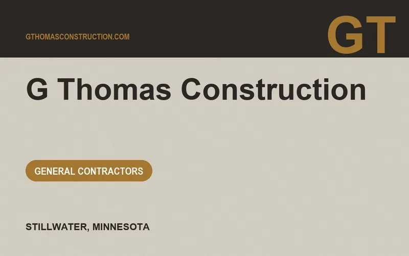 G Thomas Construction in Stillwater, Minnesota