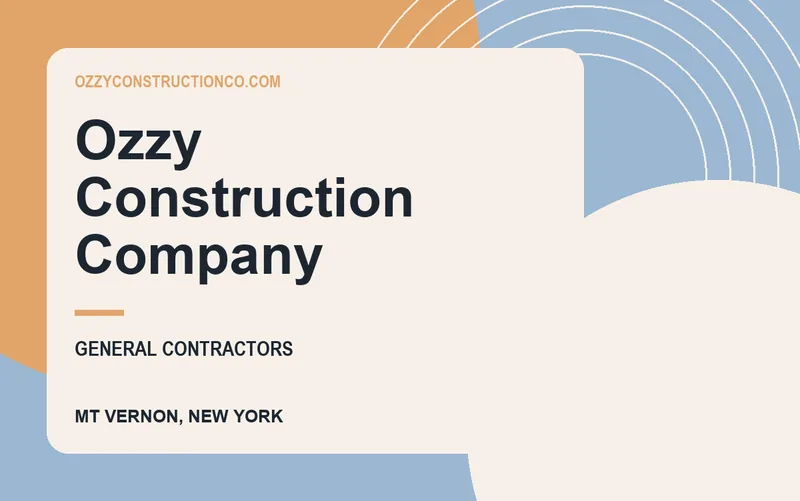 Ozzy Construction Company in Mt Vernon, New York