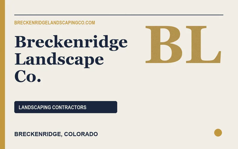 Breckenridge Landscape Co. in Breckenridge, Colorado