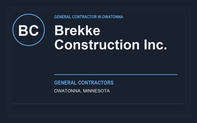 Brekke Construction Inc. in Owatonna, Minnesota