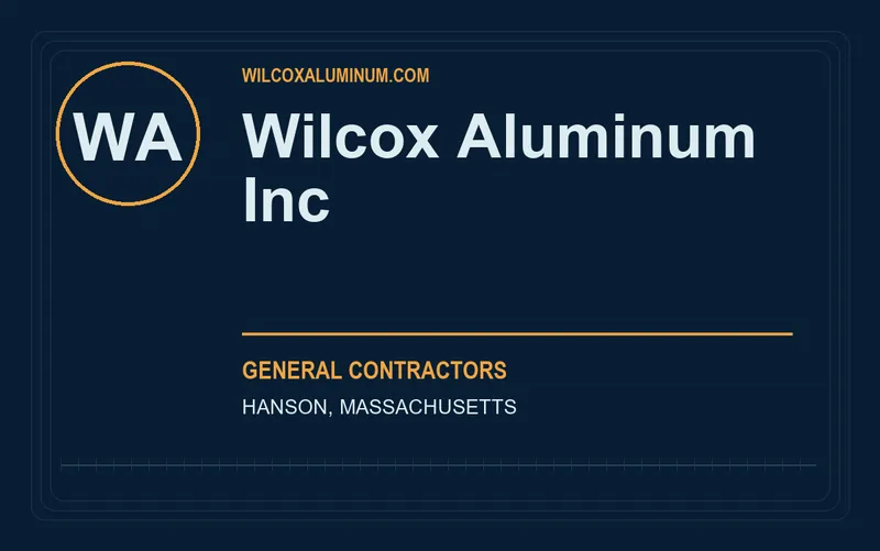 Wilcox Aluminum Inc in Hanson, Massachusetts