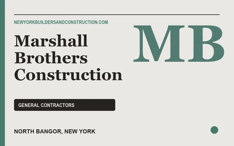 Marshall Brothers Construction in North Bangor, New York