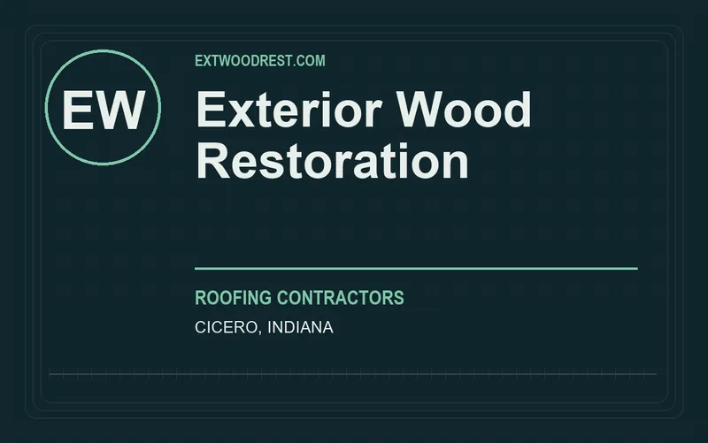 Exterior Wood Restoration in Cicero, Indiana