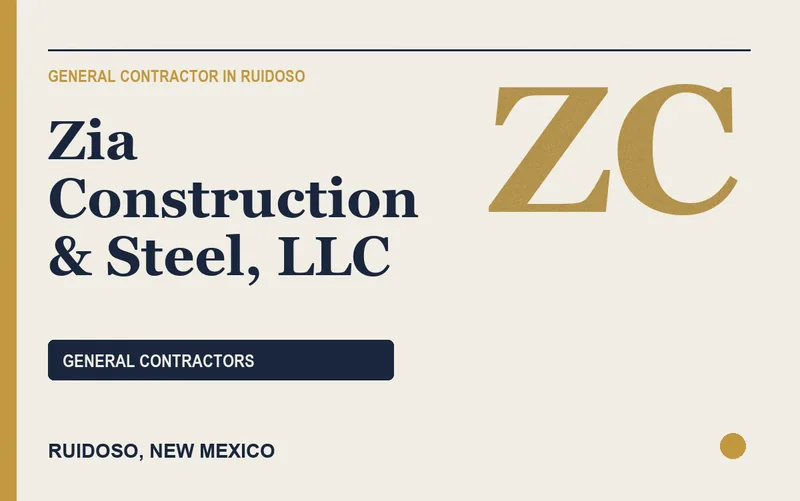Zia Construction & Steel, LLC in Ruidoso, New Mexico