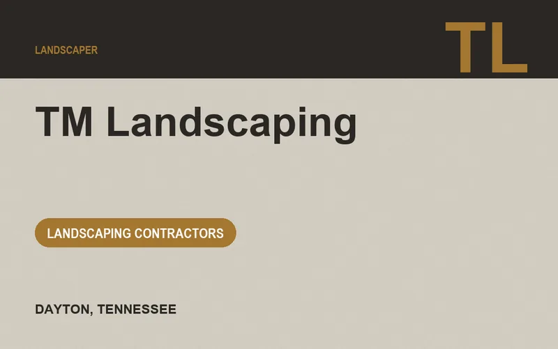 TM Landscaping in Dayton, Tennessee