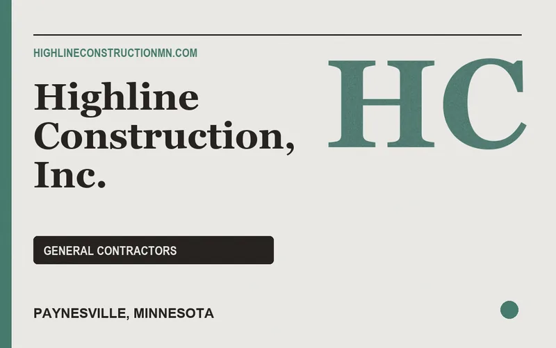 Highline Construction, Inc. in Paynesville, Minnesota