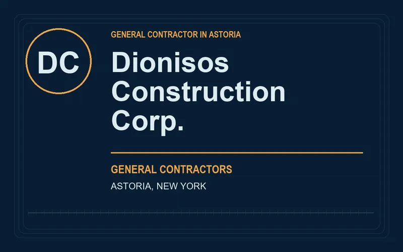 Dionisos Construction Corp. in Astoria, New York