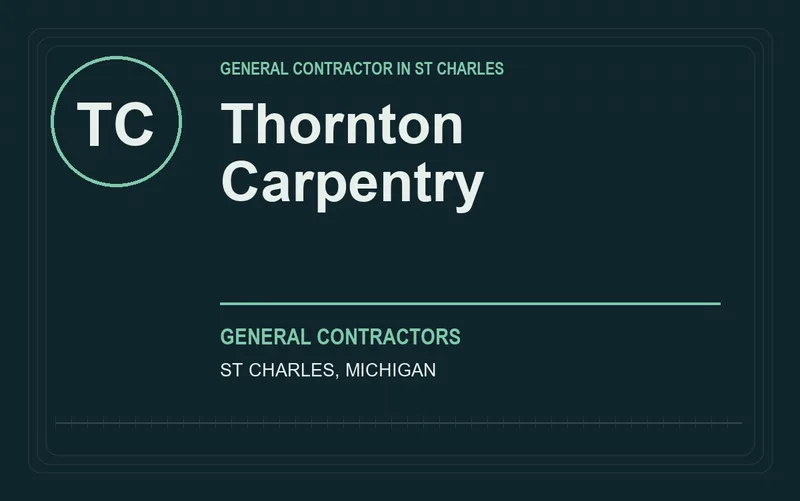 Thornton Carpentry in St Charles, Michigan