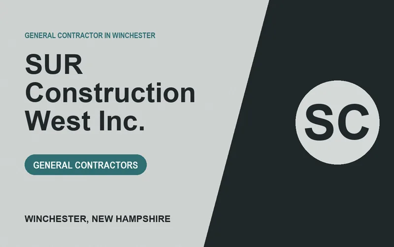 SUR Construction West Inc. in Winchester, New Hampshire