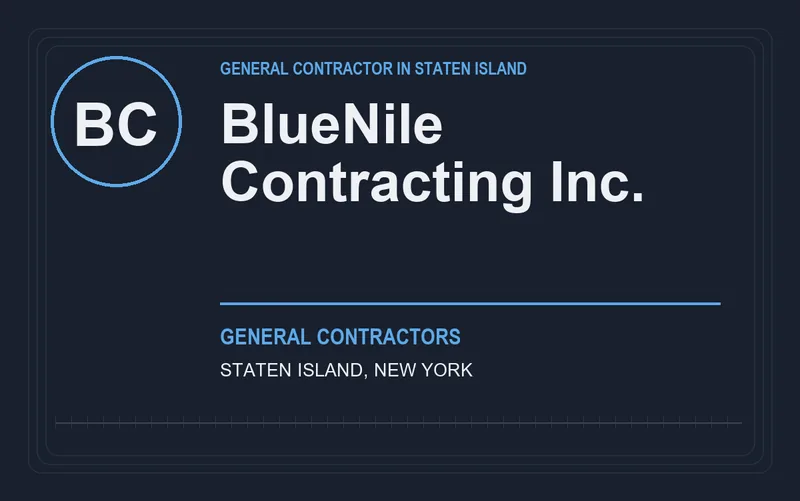 BlueNile Contracting Inc. in Staten Island, New York
