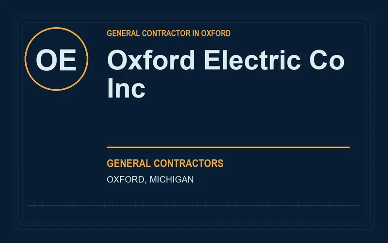 Oxford Electric Co Inc in Oxford, Michigan