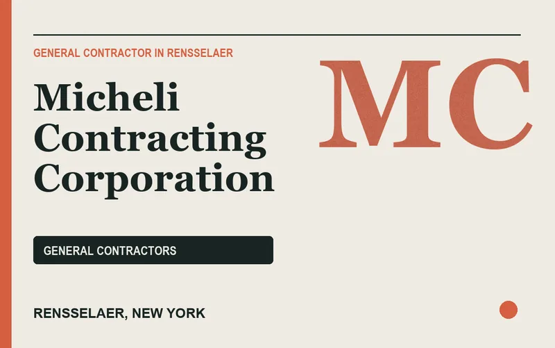 Micheli Contracting Corporation in Rensselaer, New York