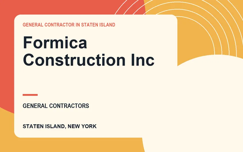 Formica Construction Inc in Staten Island, New York