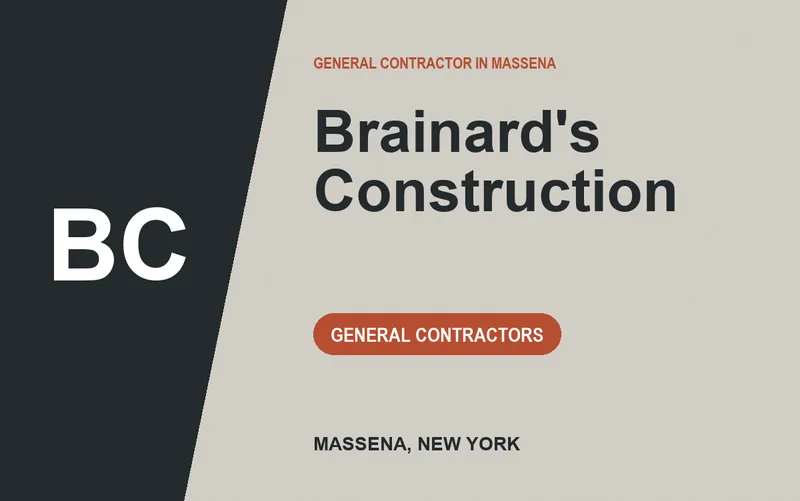 Brainard's Construction in Massena, New York