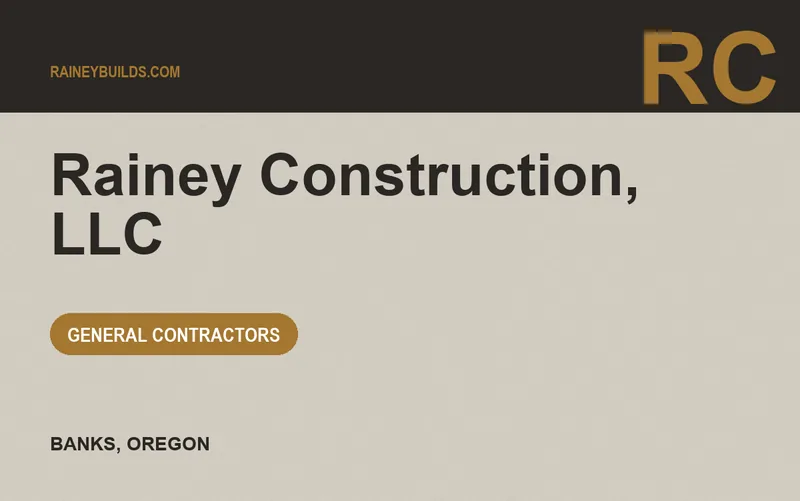 Rainey Construction, LLC in Banks, Oregon