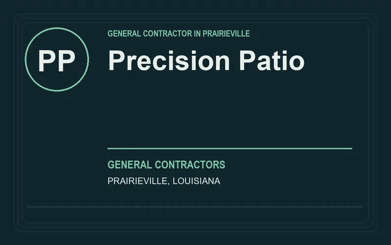 Precision Patio in Prairieville, Louisiana