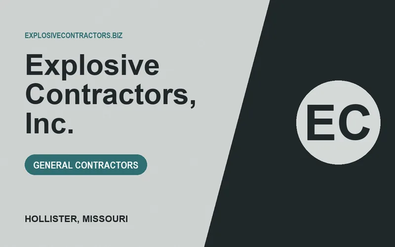 Explosive Contractors, Inc. in Hollister, Missouri