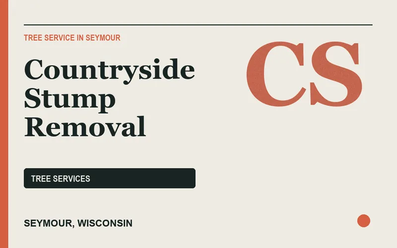 Countryside Stump Removal in Seymour, Wisconsin