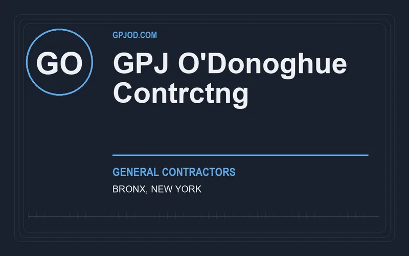 GPJ O'Donoghue Contrctng in Bronx, New York