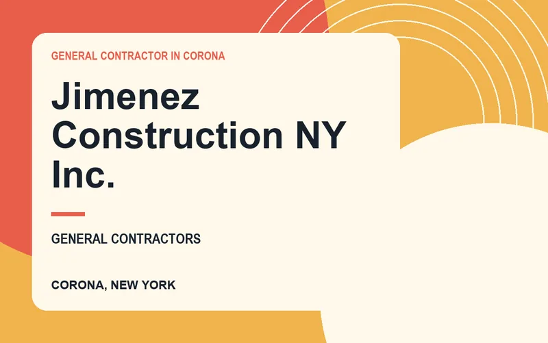 Jimenez Construction NY Inc. in Corona, New York