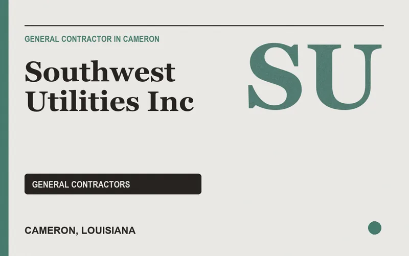 Southwest Utilities Inc in Cameron, Louisiana