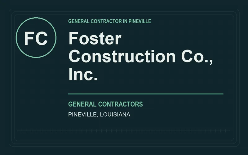 Foster Construction Co., Inc. in Pineville, Louisiana