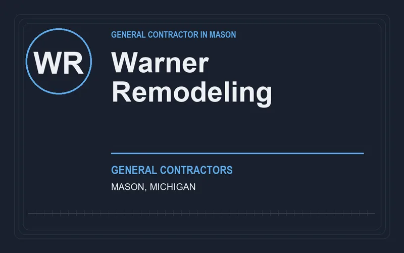 Warner Remodeling in Mason, Michigan