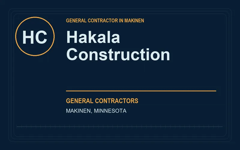 Hakala Construction in Makinen, Minnesota