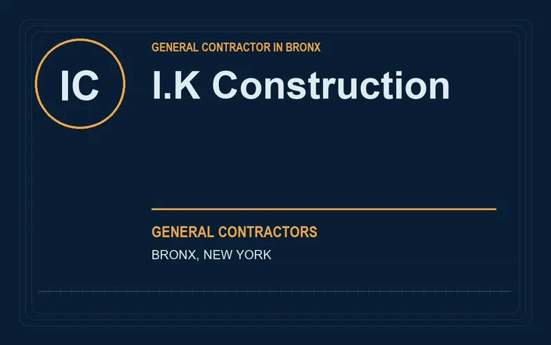 I.K Construction in Bronx, New York