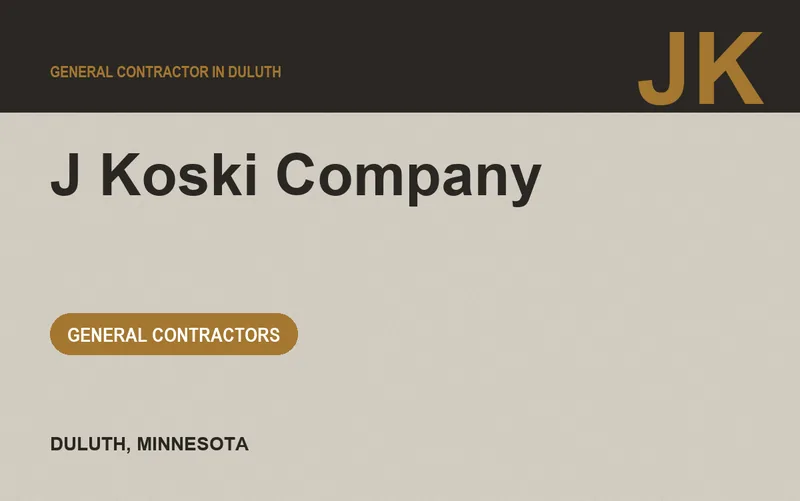 J Koski Company in Duluth, Minnesota