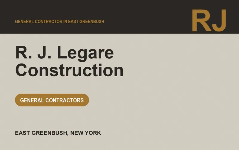 r. j. legare construction in East Greenbush, New York