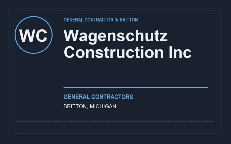 Wagenschutz Construction Inc in Britton, Michigan