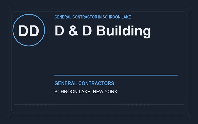 D & D Building in Schroon Lake, New York