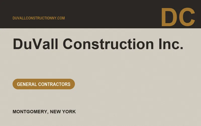 DuVall Construction Inc. in Montgomery, New York