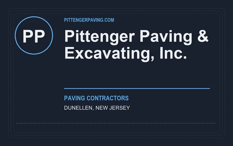 Pittenger Paving & Excavating, Inc. in Dunellen, New Jersey