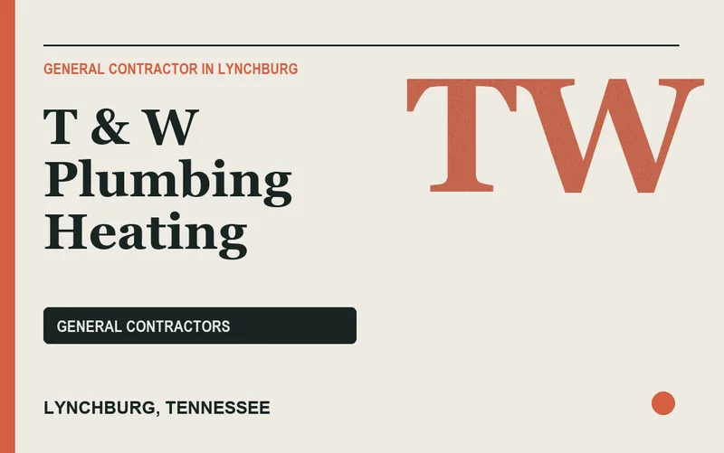 T & W Plumbing Heating in Lynchburg, Tennessee