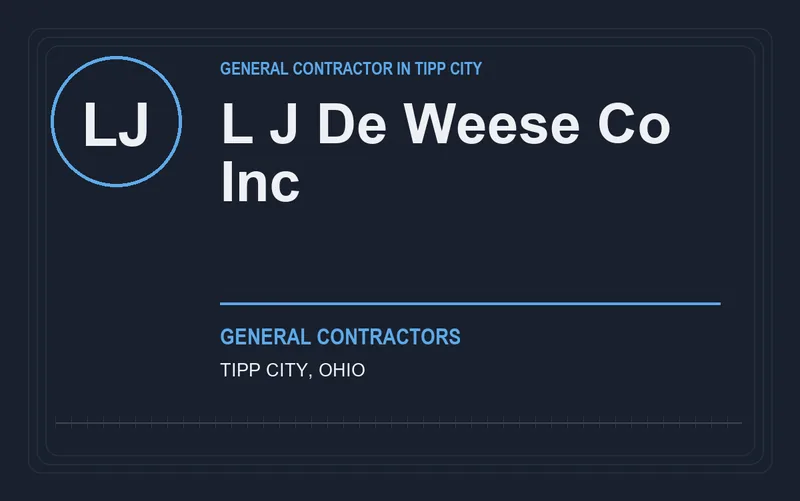 L J De Weese Co Inc in Tipp City, Ohio