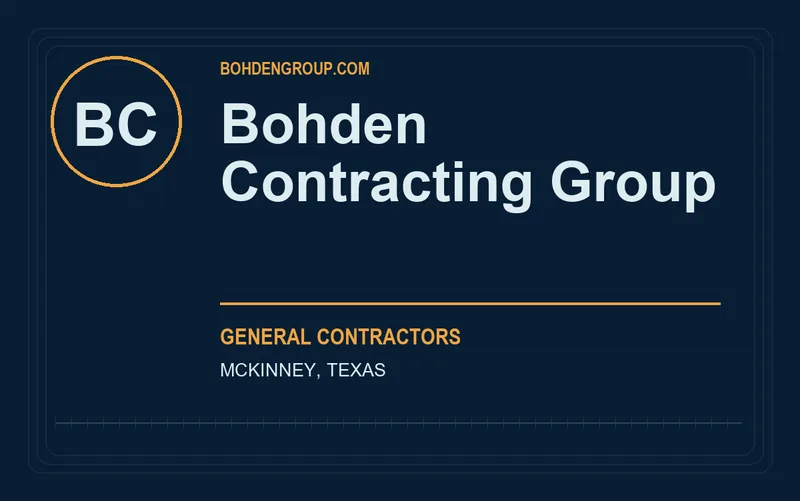 Bohden Contracting Group in McKinney, Texas