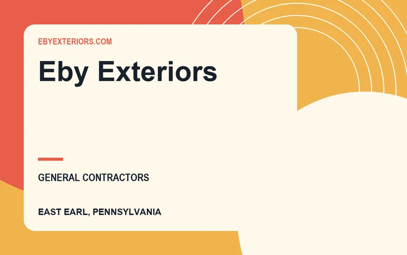 Eby Exteriors in East Earl, Pennsylvania