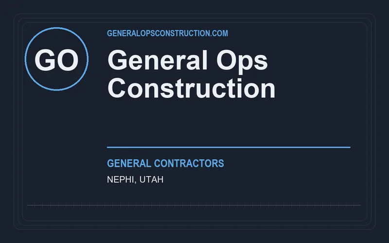 General Ops Construction in Nephi, Utah