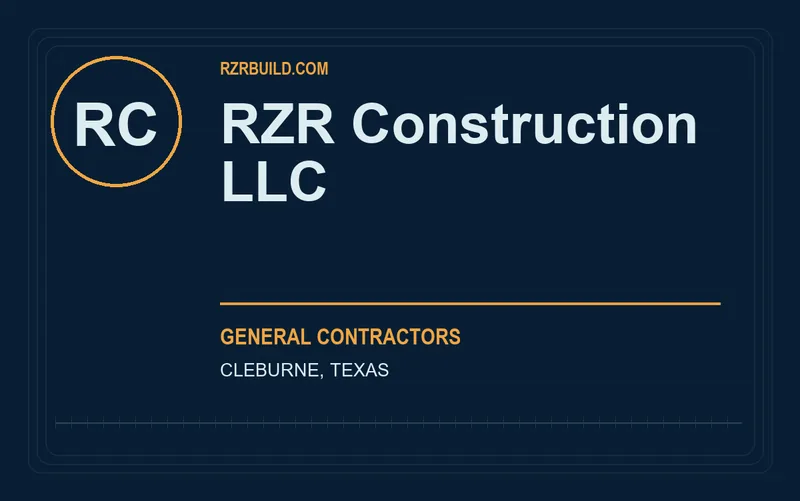 RZR Construction LLC in Cleburne, Texas