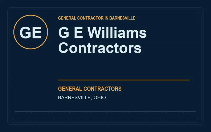 G E Williams Contractors in Barnesville, Ohio