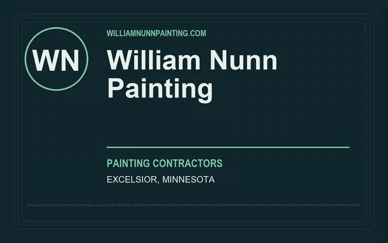 William Nunn Painting in Excelsior, Minnesota