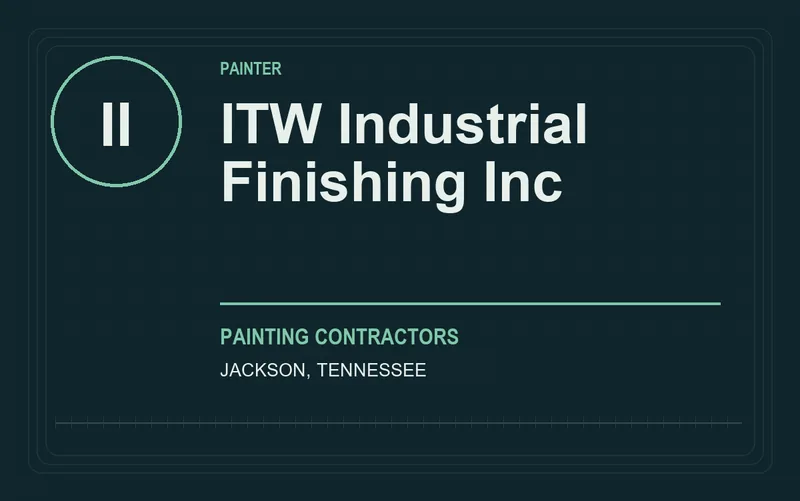 ITW Industrial Finishing Inc in Jackson, Tennessee