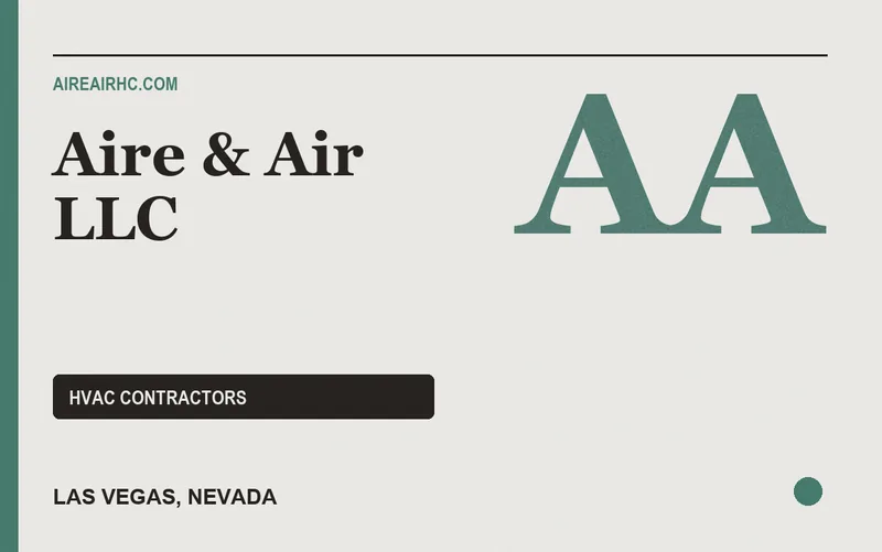 Aire & Air LLC in Las Vegas, Nevada