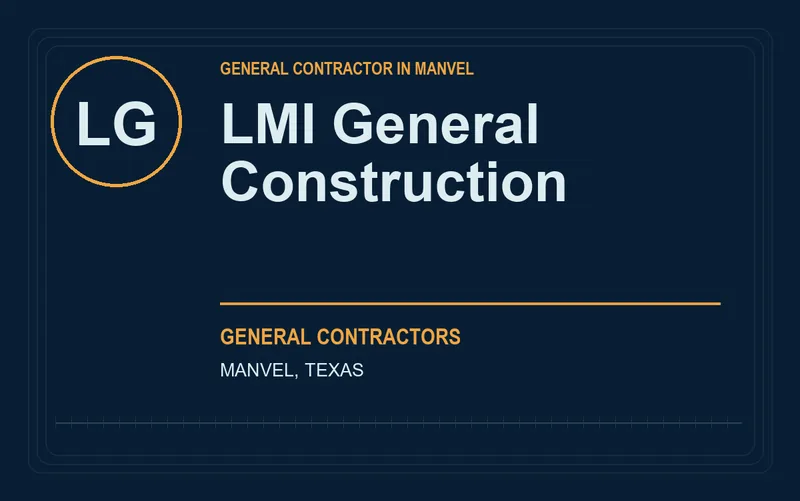 LMI General Construction in Manvel, Texas