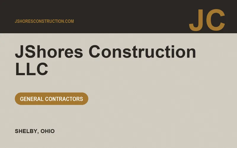 JShores Construction LLC in Shelby, Ohio