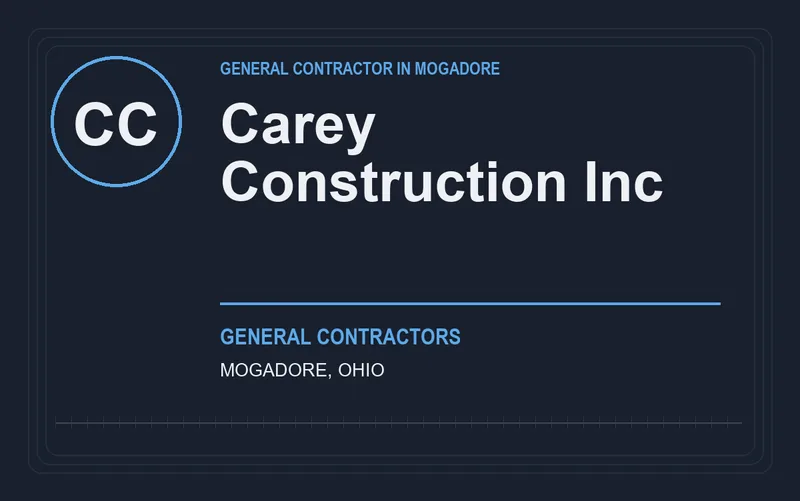 Carey Construction Inc in Mogadore, Ohio